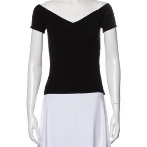 REFORMATION V-Neck Short Sleeve Top Sz S